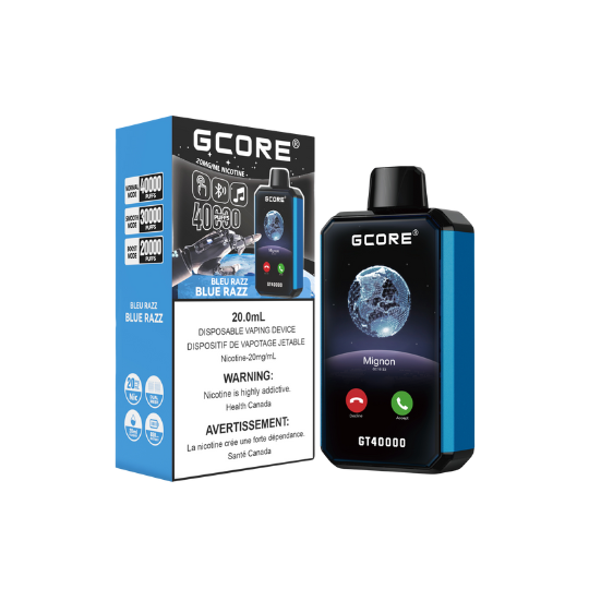 GCORE GT 40K Disposable Vape Blue Razz