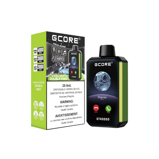 GCORE GT 40K Disposable Vape Double Mint 