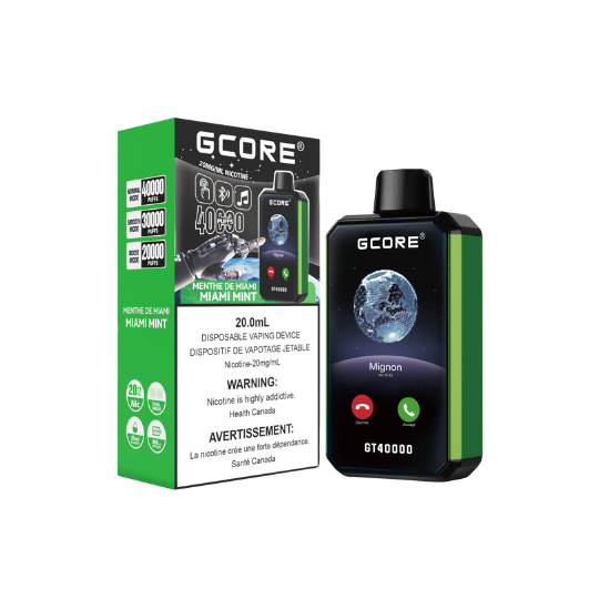 GCORE GT 40K Disposable Vape Miami Mint