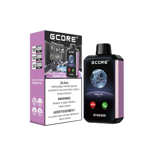 GCORE GT 40K Disposable Vape Peach Ice