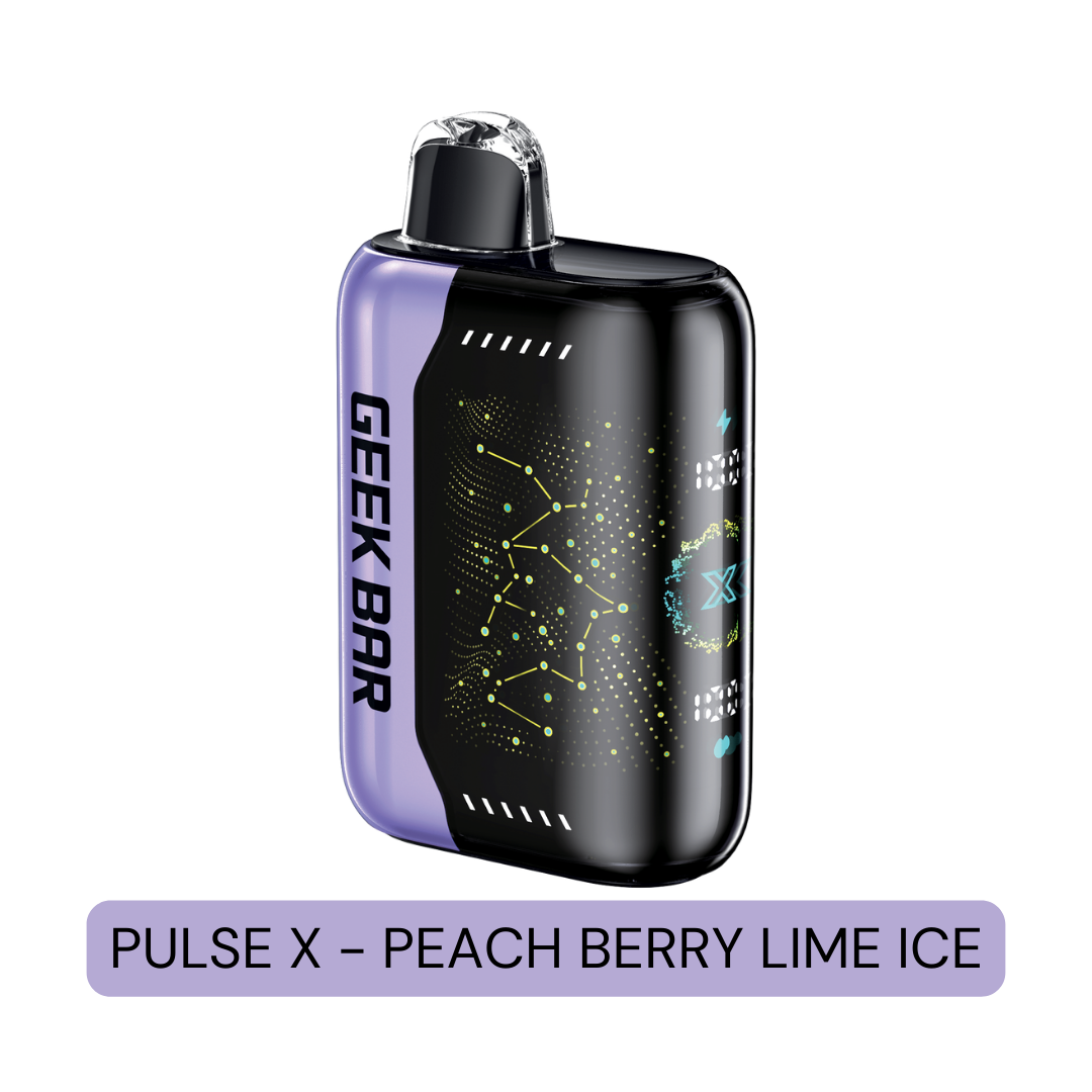 Geek Bar Pulse X Disposable Vape Peach Berry Lime Ice