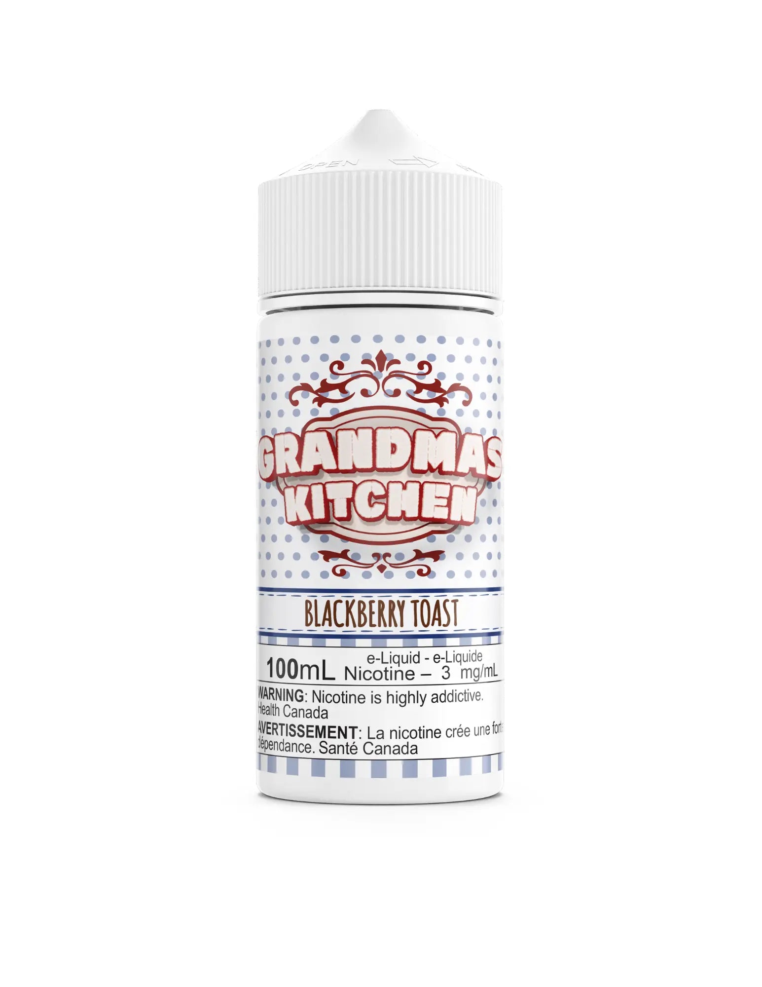 50/50 Freebase Vape Juice Grandmas Kitchen Freebase Vape Juice