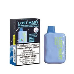 Lost Mary 5000 Disposable Vape Blue Razz Ice 