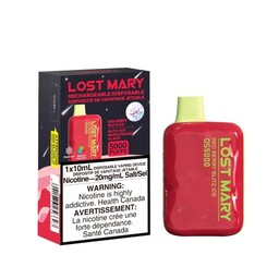 Lost Mary 5000 Disposable Vape Red Berry Blitz Ice