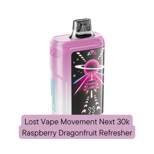 Lost Vape Movement Next 30K Disposable Vape Raspberry Dragonfruit Refresher