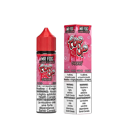 Mr Fog Pop Up Cherry Freebase Nicotine Vape Juice