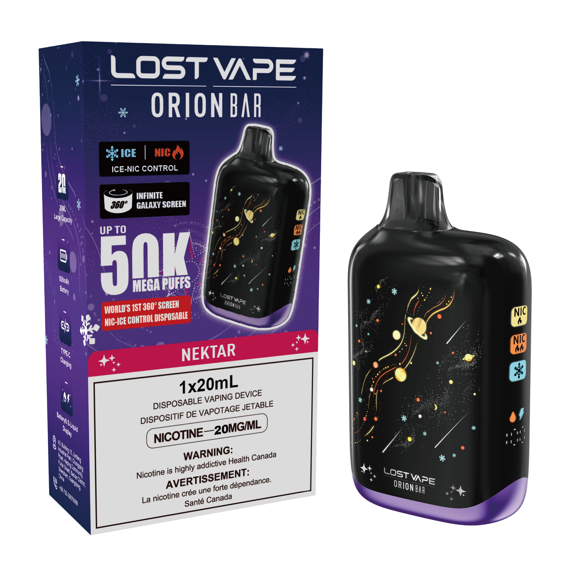 Lost Vape | Orion Bar 50k -  Nektar