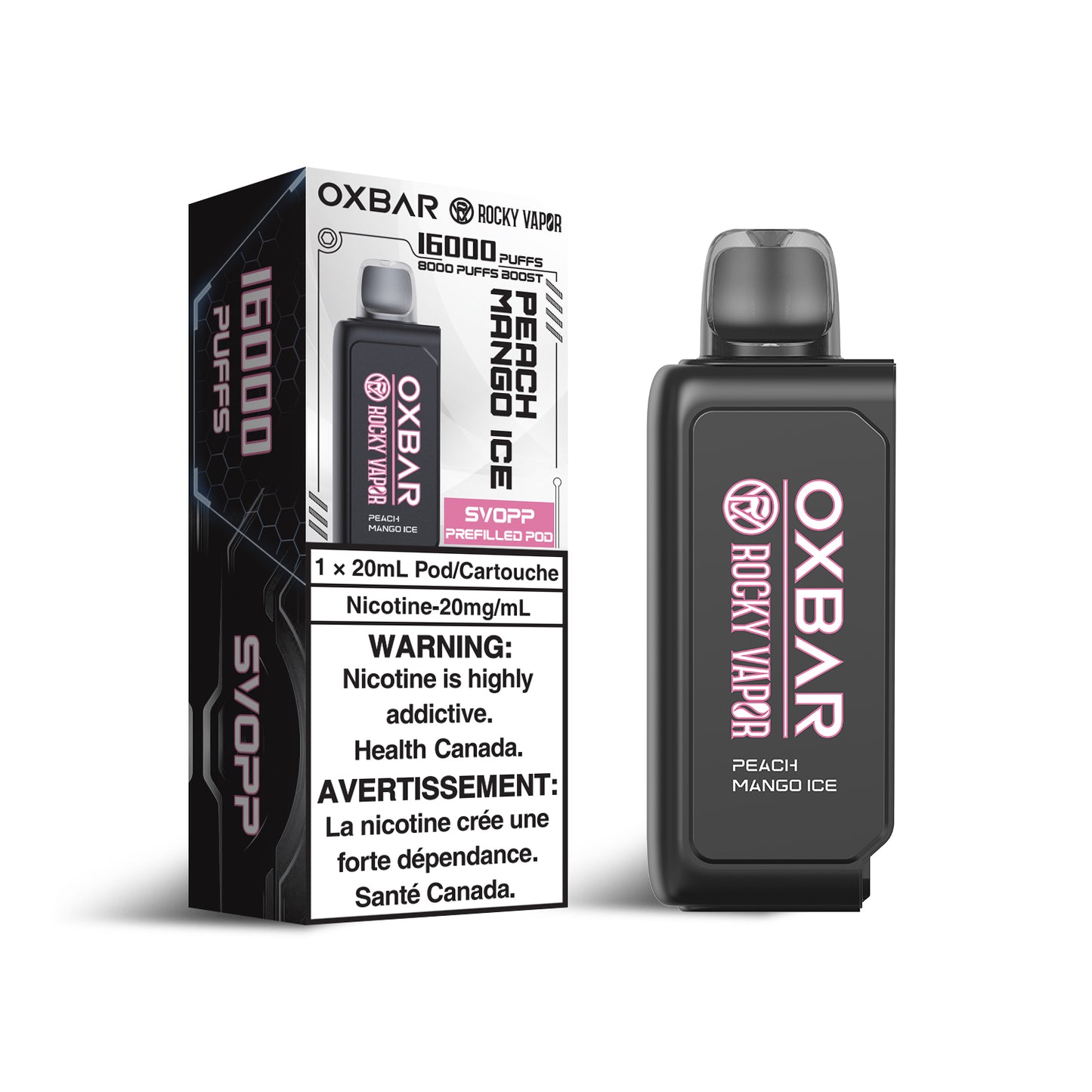 Svopp 1600K Disposable Pod Peach Mango Ice