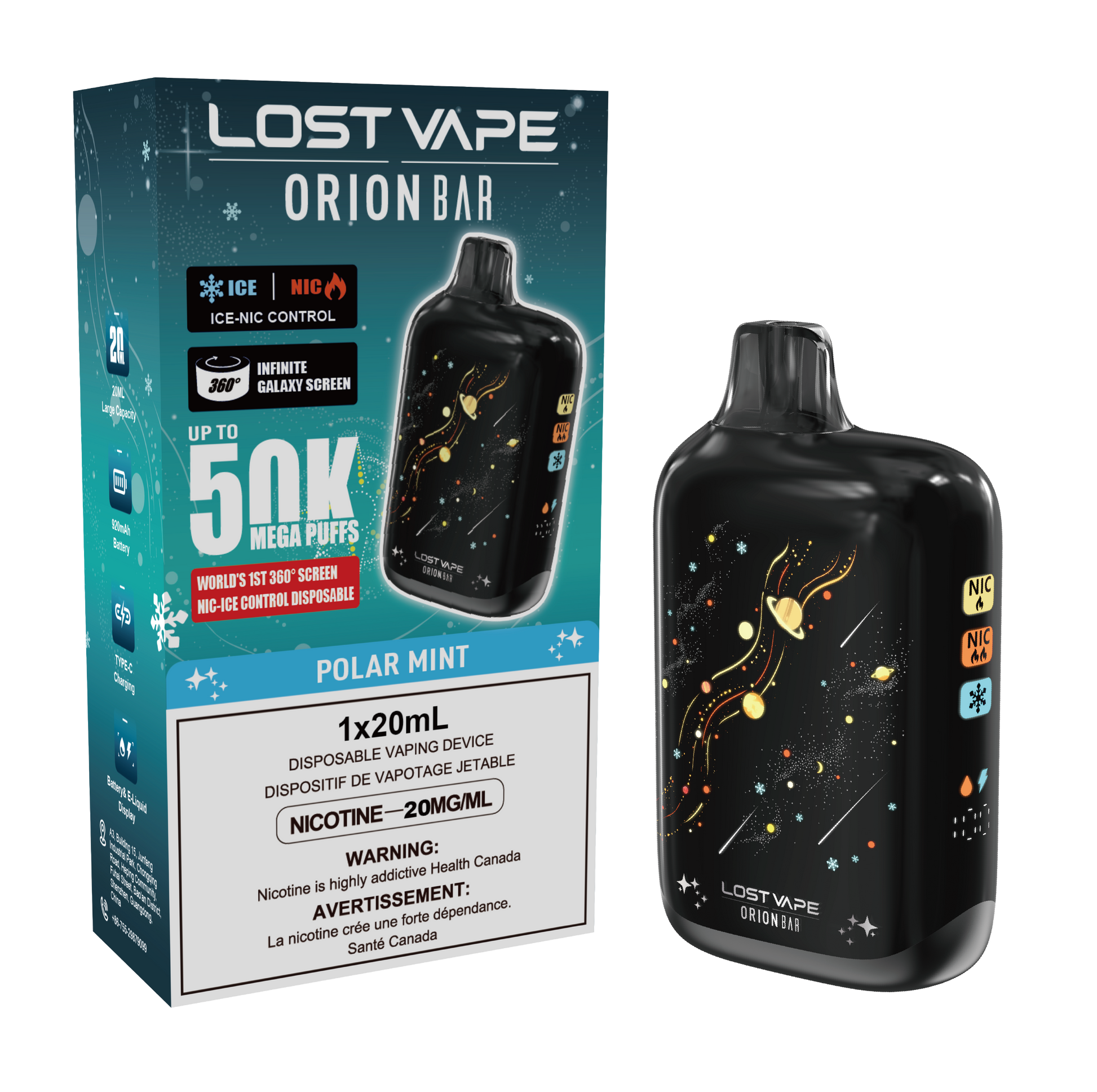 Lost Vape | Orion Bar 50k -  Polar Mint