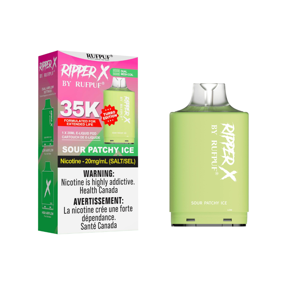 Ripper X 35K Disposable Pod Sour Patchy Ice