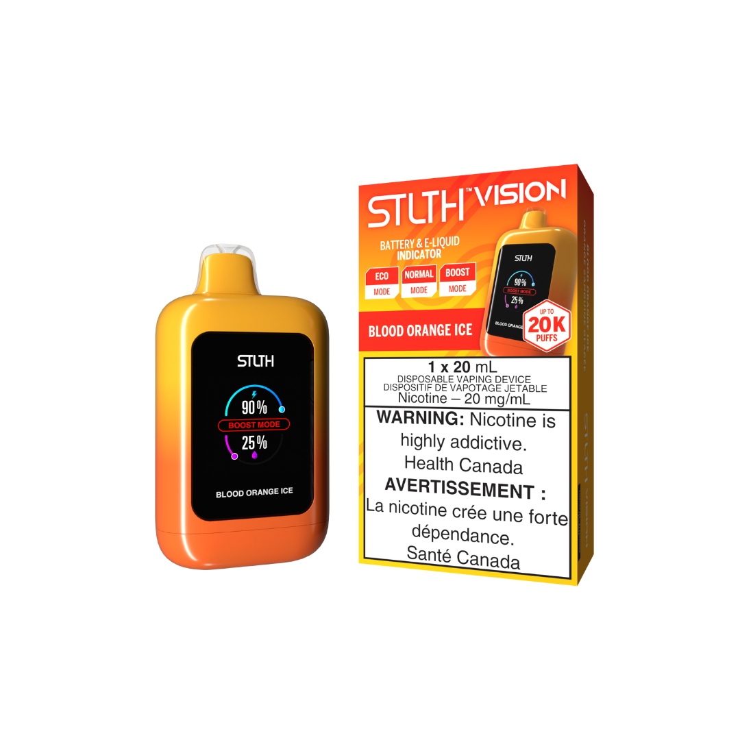 STLTH Vision 20K Disposable Vape Blood Orange Ice 