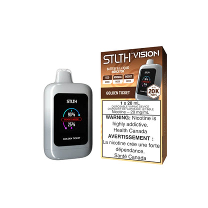 STLTH Vision 20K Disposable Vape Golden Ticket 