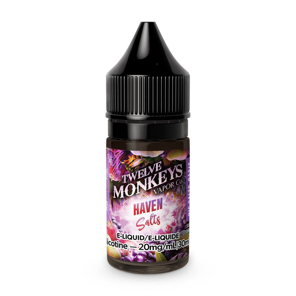 12 Monkeys - Oasis - Haven - Vape juice - Salt Nicotine