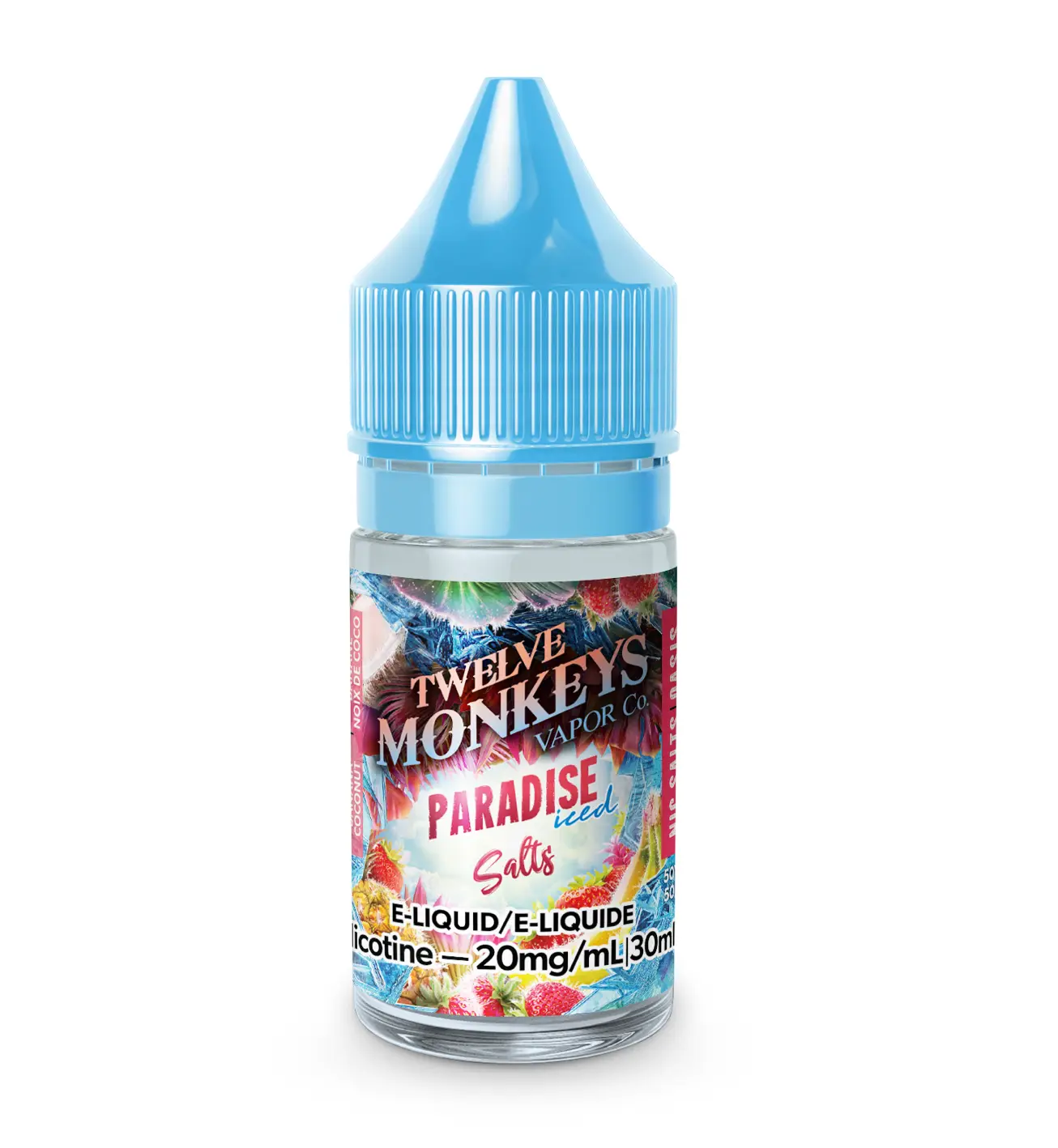 12 Monkeys - Oasis - Paradise Iced - Vape juice - Salt Nicotine