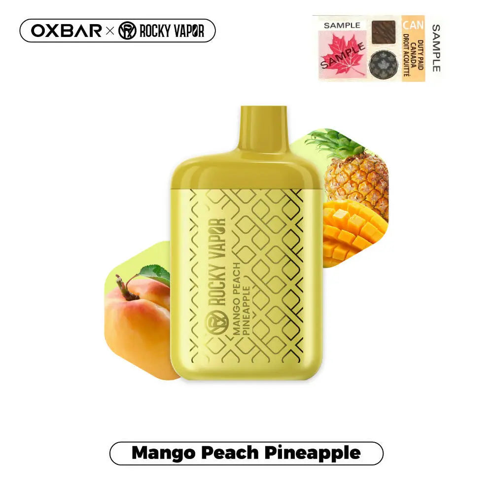OXBAR Rocky Vapor Disposable Vape Mango Peach Pineapple
