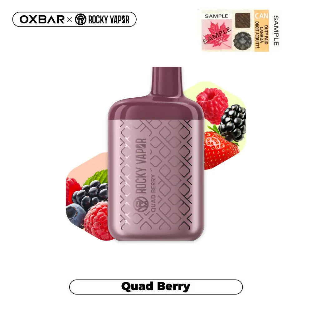 OXBAR Rocky Vapor Disposable Vape Quad Berry