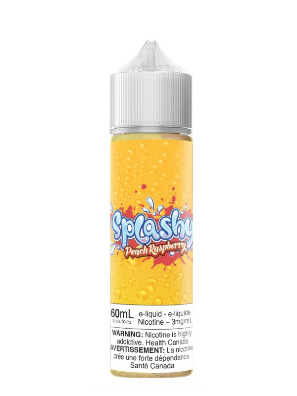Splashy! - Peach Raspberry - Vape juice - Freebase Nicotine 