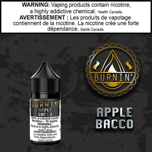 Burnin' - Apple Bacco Salt Nicotine Vape Juice