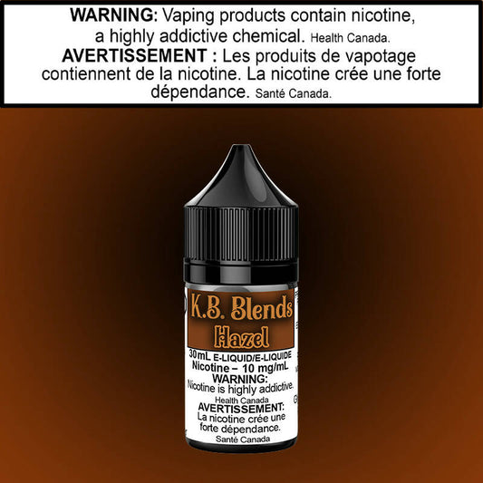 K.B Blends - Hazel Salt Nicotine Vape Juice