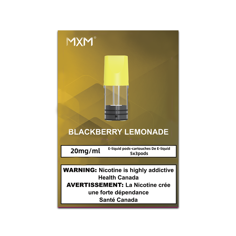 MXM -  Blackberry Lemonade - Closed Pod System - Salt Nicotine 