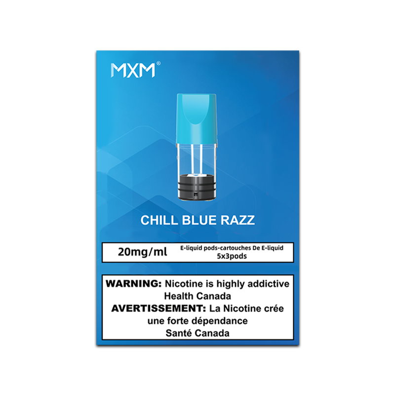 MXM -  Chill Blue Razz - Closed Pod System - Salt Nicotine 